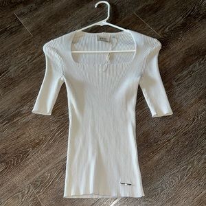 NEW Elie brand stretchy soft rib top